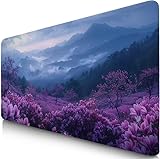 【Anti-effilochage Durable】 Le tissu du tapis de souris bureau gaming a été spécialement traité anti-usure, ce qui lui permet de résister aux frottements quotidiens fréquents de la souris et de ne pas s'effilocher ni se casser. D'une excellente durabilité, il deviendra votre accessoire bureau idéal et vous permettra de réaliser des économies