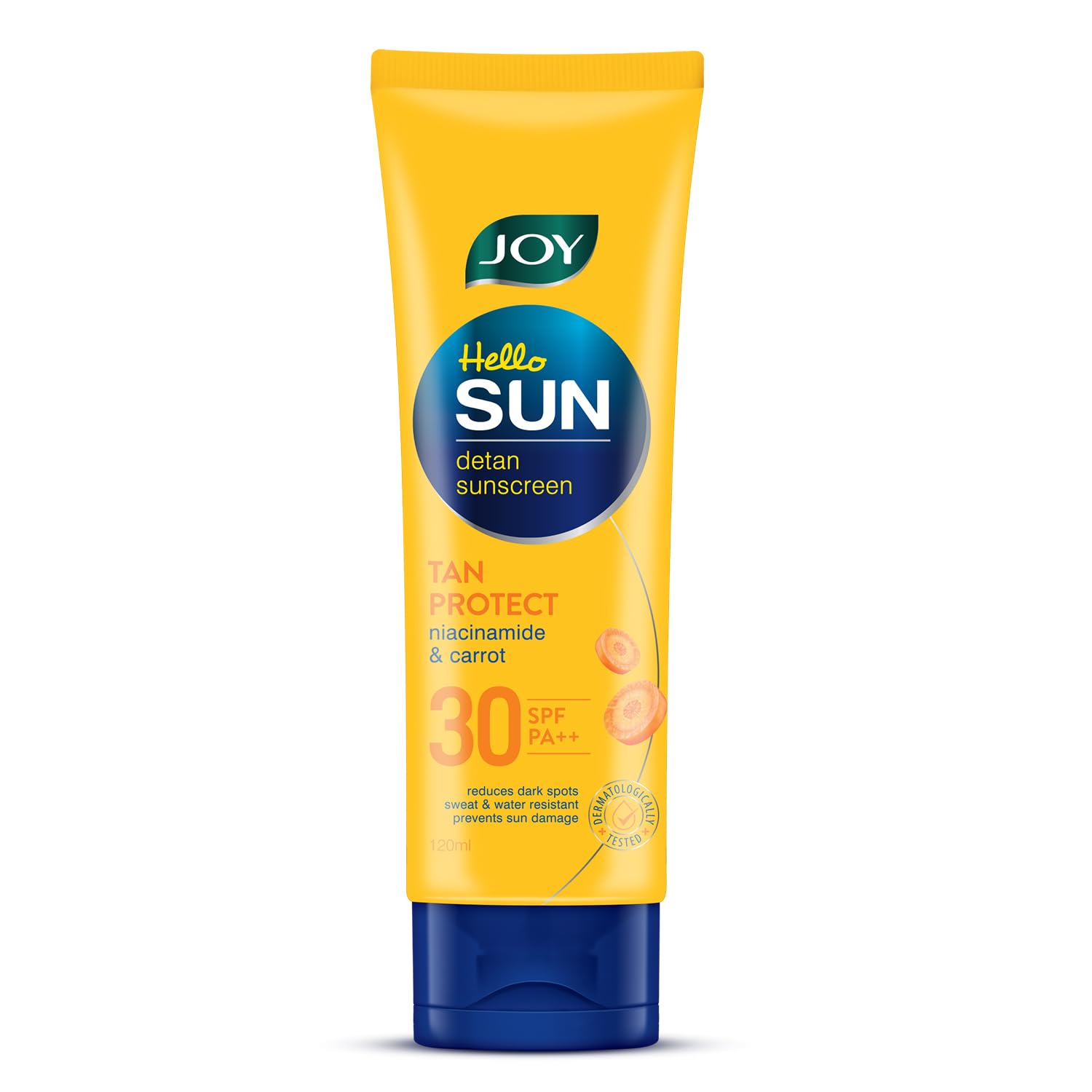 Joy Broad Spectrum SPF 30 Face & Body Sunscreen (50ml) | Sunblock & Anti Tan Sunscreen For Normal to Oily Skin | Lightweight, Non Greasy & Zero White Cast