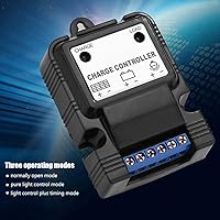 Vista 6 de Nikou Controlador de carga solar, 6V/12V 3A controlador solar PWM, controladores de panel solar con indicador LED, regulador inteligente de energía