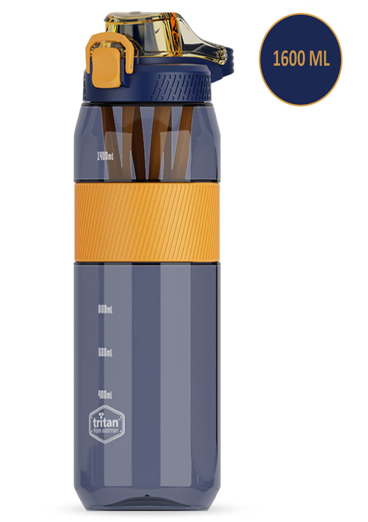 Obvie 1600ml Water Bottle with Straw & Fruit Infuser -2
