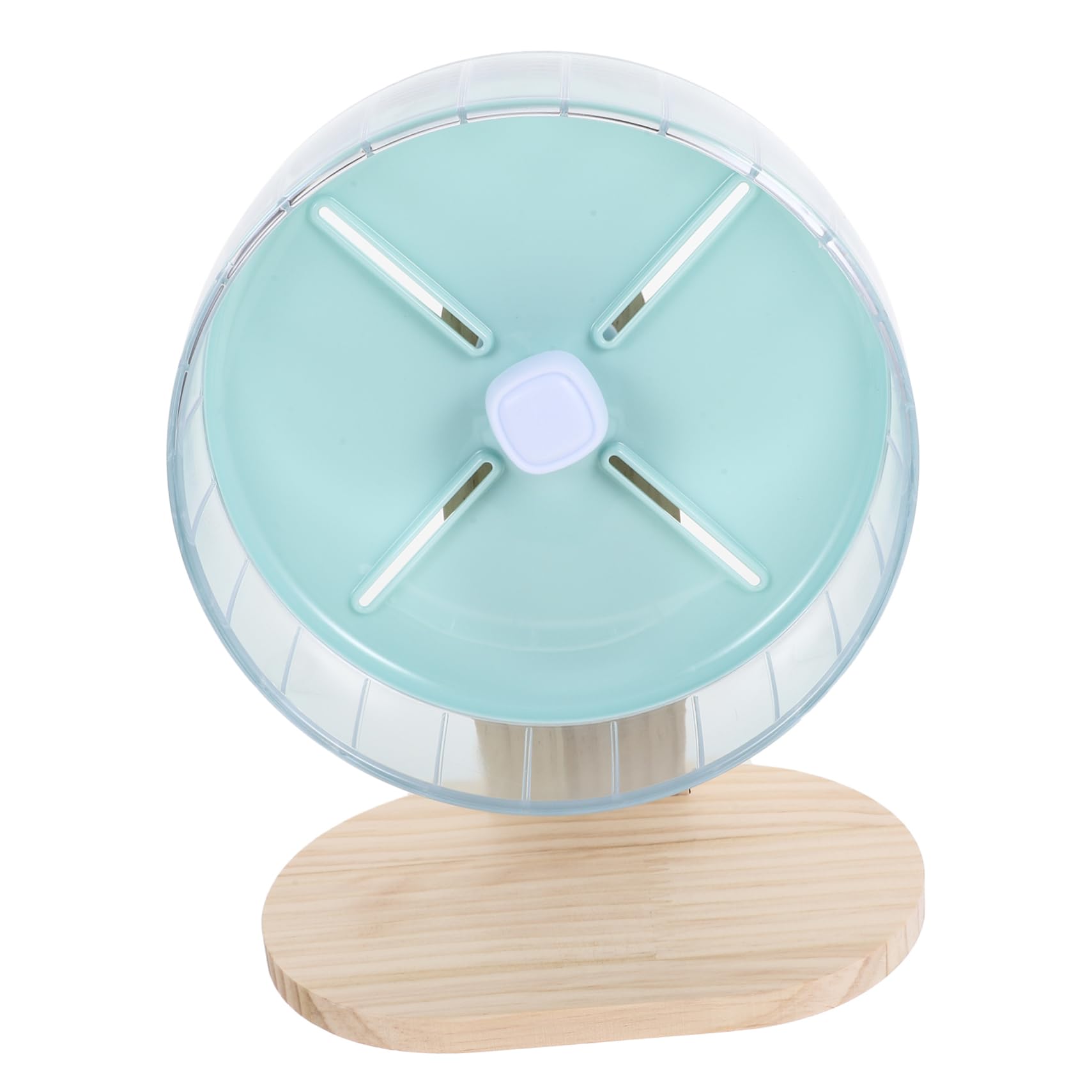 Gatuida 1 Ensemble Roue Silencieuse pour Hamsters avec Support Accessoire Adorable pour Petits Animaux Favorise Activité et Réduit Ennui