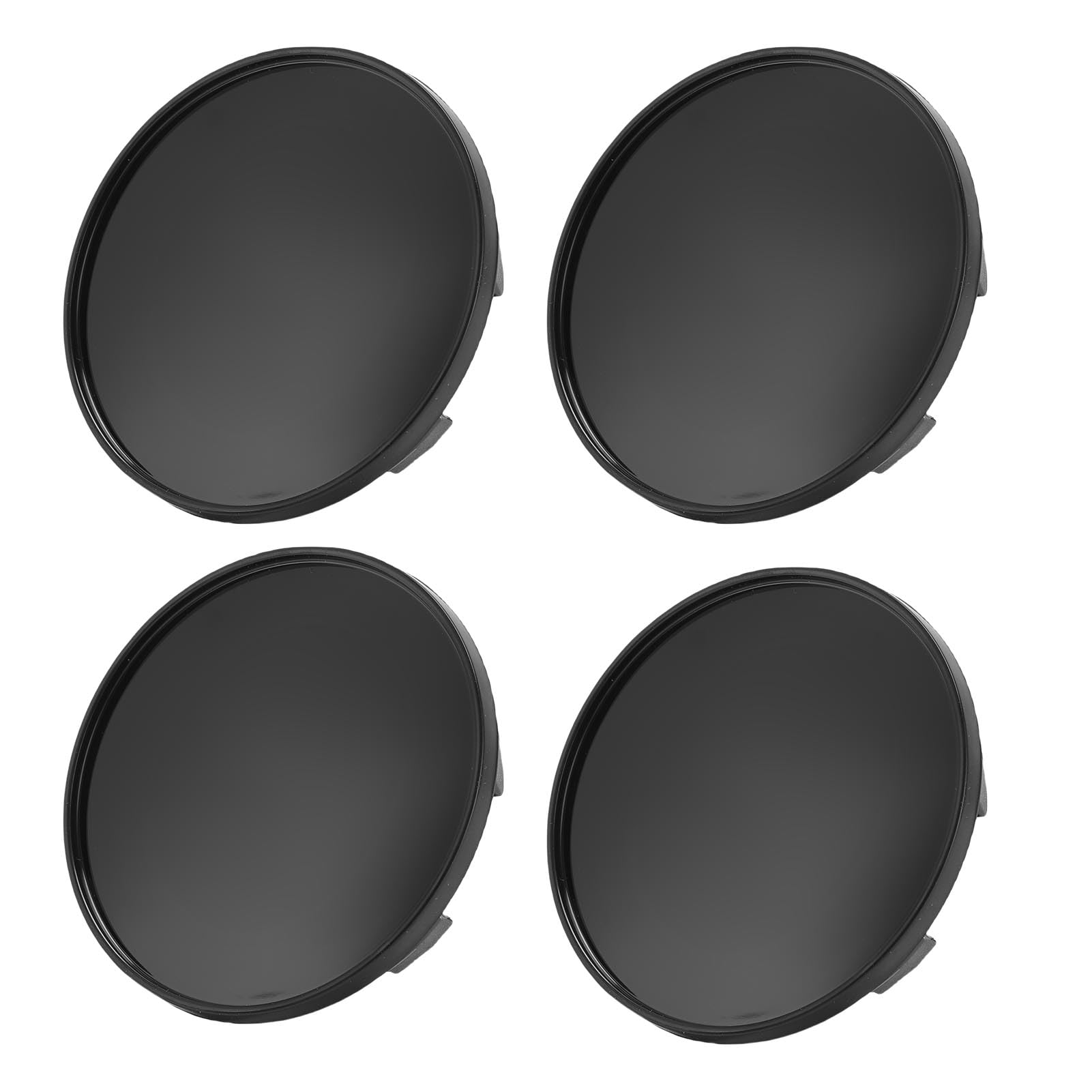 Generic Wysokiej Jakości Osłona Piasty Koła Centralnego 69 Mm, 4 Nakładki Zatrzaskowe o Wyjątkowym Designie, średnica Zewnętrzna 2,72 Cala, Ochraniacz Kołpaka środkowego Koła dla Entuzjastów (BLACK)