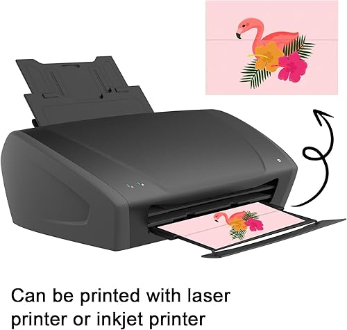 Miniatura 3 de Ouzoustate Paquete de 100 sobres rosas de 5 x 7 pulgadas, sobres A7 para invitaciones de tarjetas, bodas, fiestas de cumpleaños, baby shower