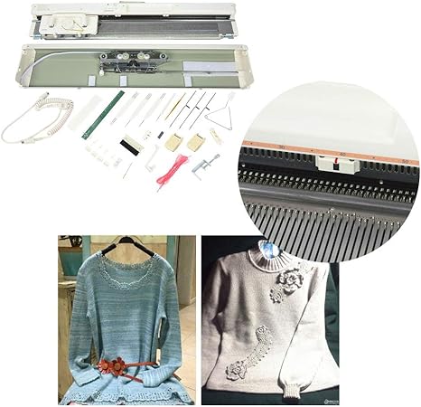 Máquina de tejer electrónica, kit de máquina de tejer SK840 ...