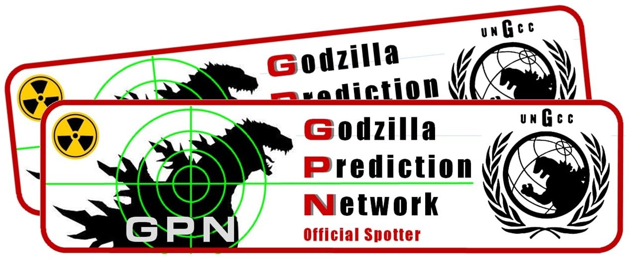 Amazon.com: Giant Monster Kaiju GPN Parking Stickers Set of