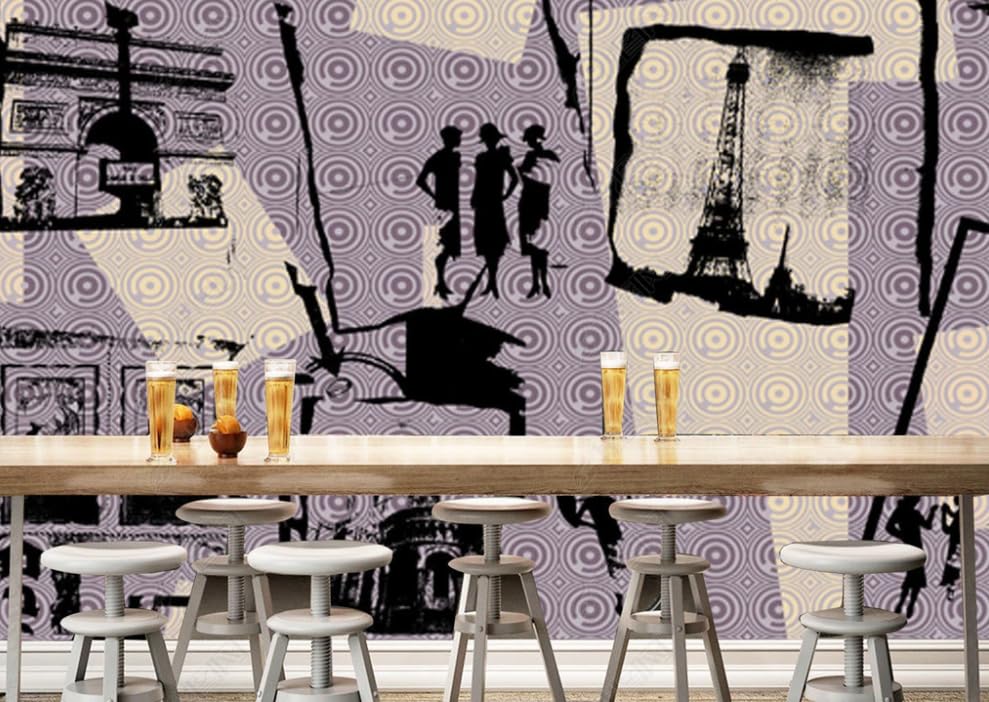 Papier peint intissé graffitis de rue 150x105 cm pour décoration murale