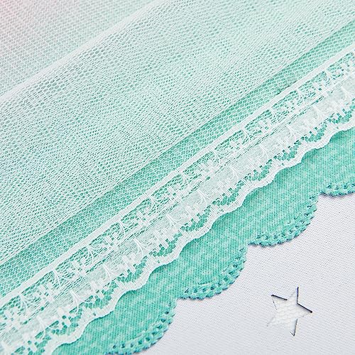 Image of XiDi Curtains for Bedroom Decor, Rainbow Pinkgreen grey34 /54