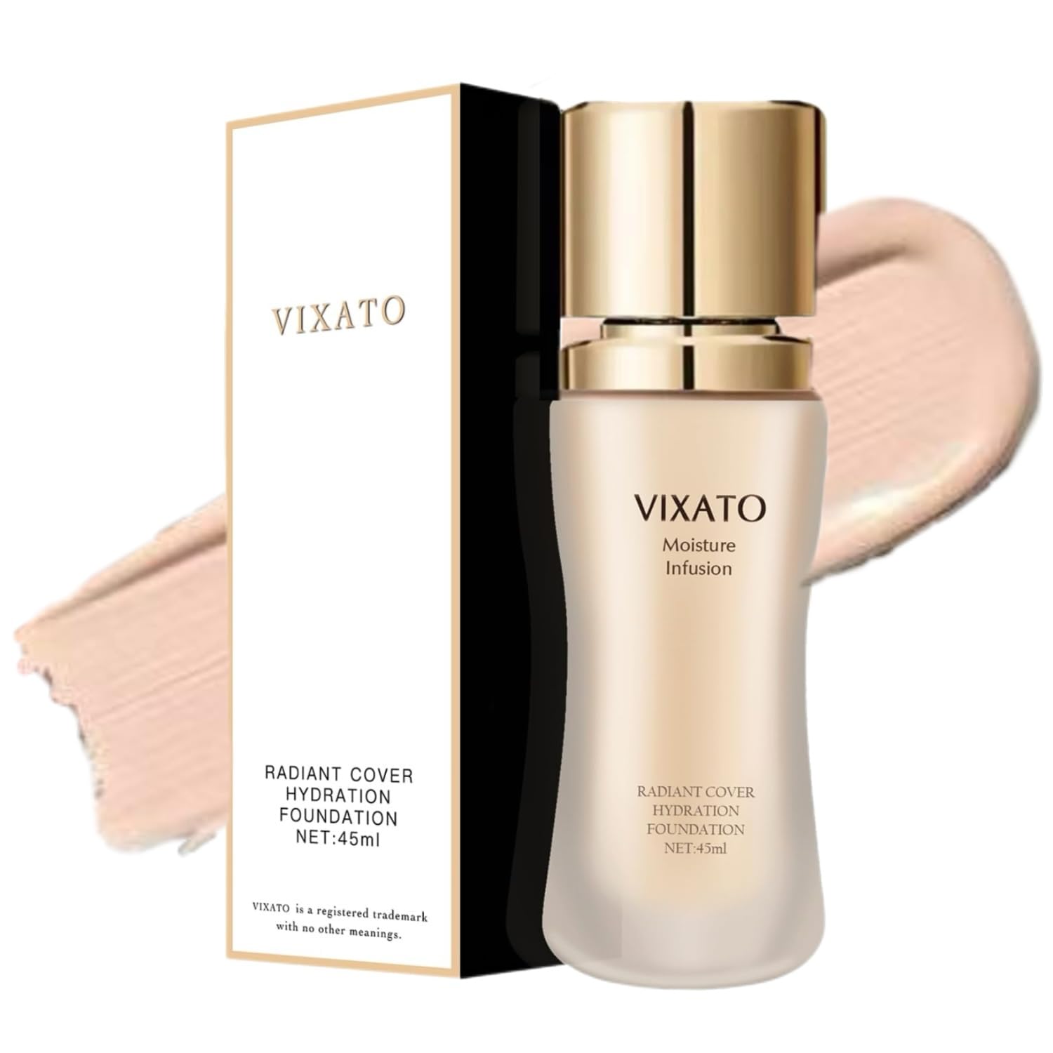 Foundation Concealer, 2025 New Full Coverage Moisturizer Liquid Age-Defying Foundations, Hydration Natural Finish & Long Wea for All Skin Types (Bright, One SIze)