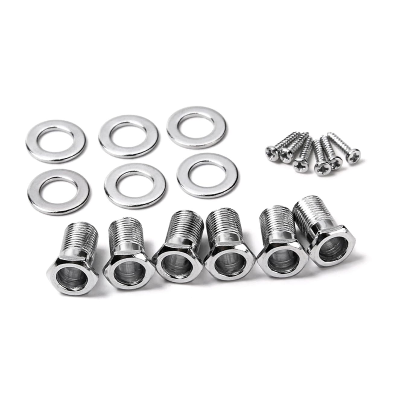 Yardwe Lr Guitar Tuning Pegs Machine Heads Chrome Plated for Electric Acoustic Guitars Tuners for Banjo Accessories a Model