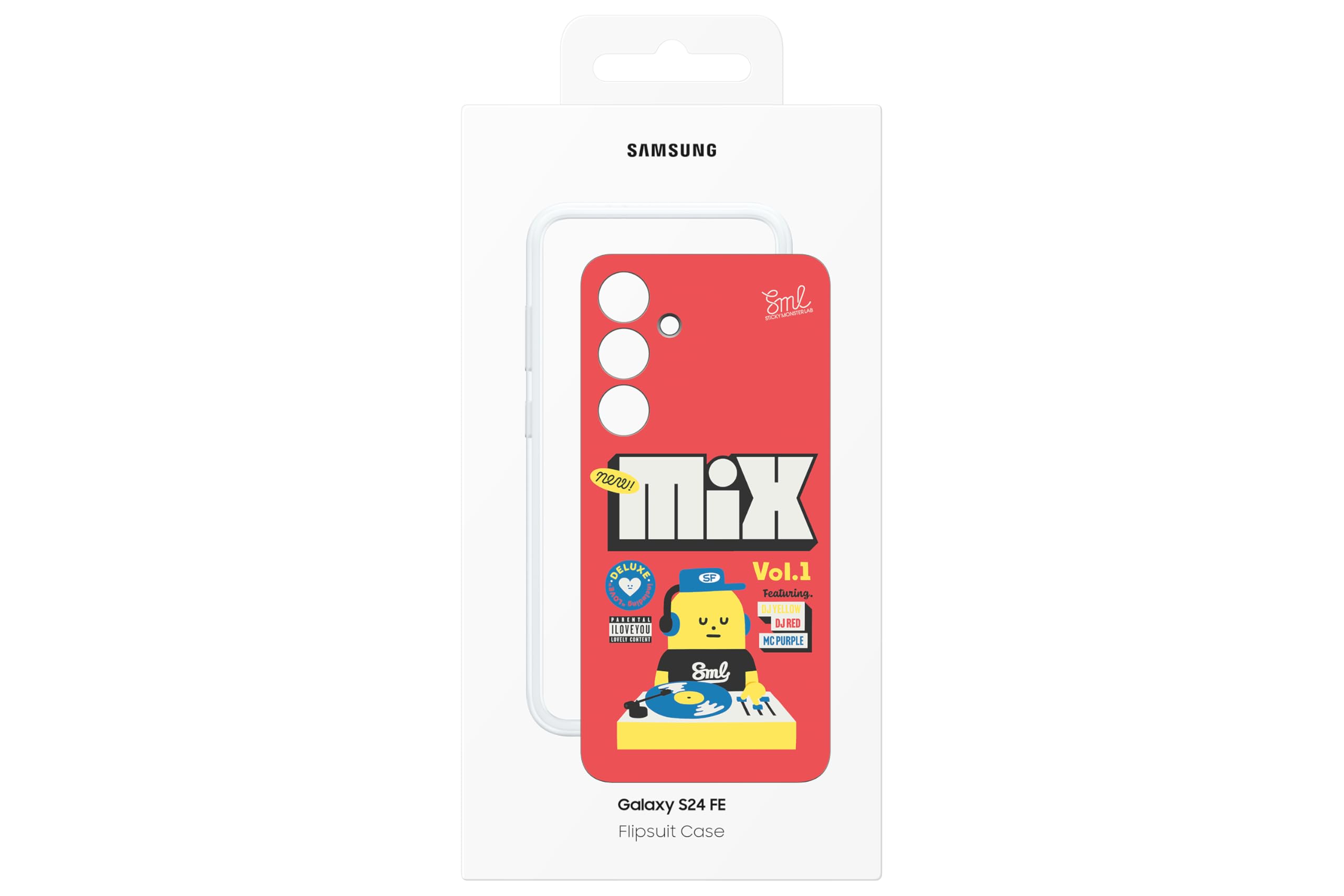 Samsung Flipsuit etui do S24 FE czerwone