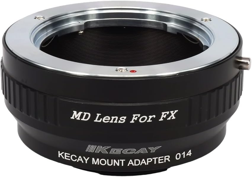 MD to FX, KECAY Lens Mount Adapter for Minolta MD/MC/SR Rokkor 35mm SLR Lens to Fujifilm FX Camera Body, for Fujifilm X-Pro1, X-E1, X-E2, X-A1, X-M1, X-T1, X-T10 Camera