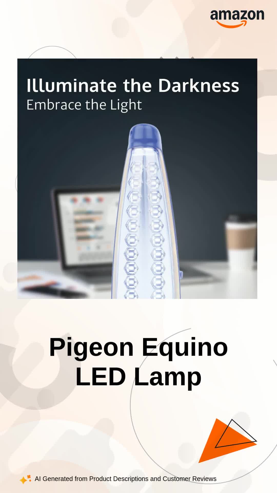 Pigeon by Stovekraft 12424 Equino LED Emergency Rechargeable Lamp