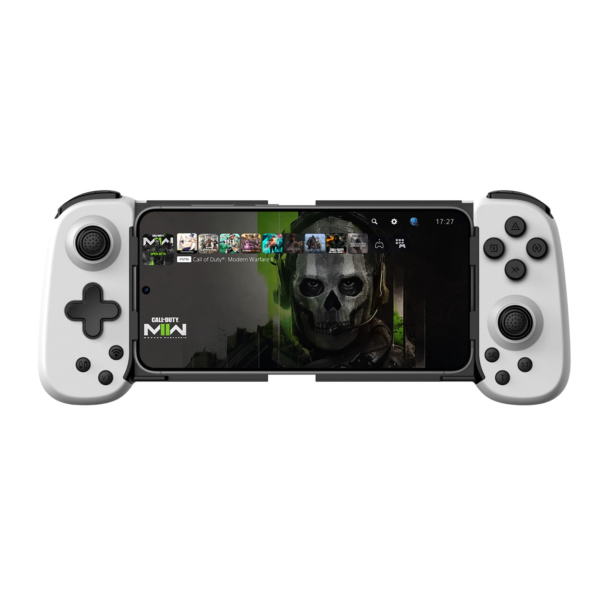 Joso Controller di gioco mobile per iPhone/Android/PC/Switch/PS4/PS3, joystick Bluetooth Gamepad con Turbo/giroscopio/vibrazione a 6 assi, Play Call of Duty, Roblox, Genshin Impact, Cloud Gaming,