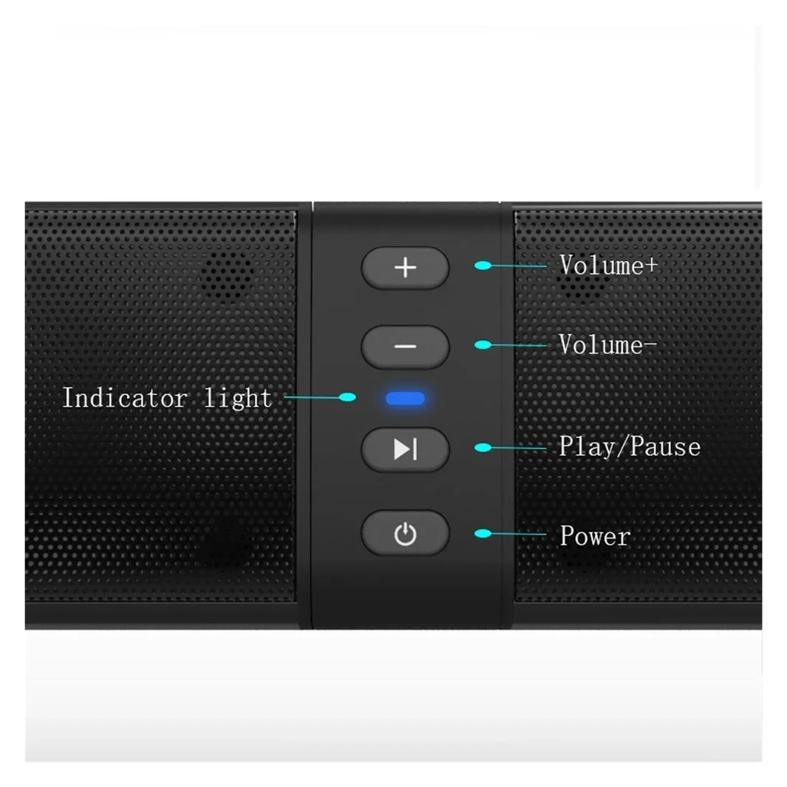 TV PC Soundbar Wireless Altoparlante Bluetooth Potente Musicale 3D Home Theater Connettività Versatile