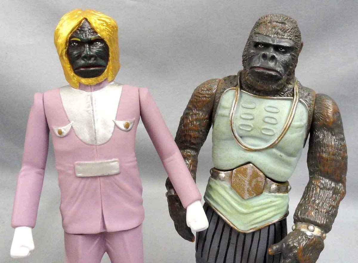 Amazon.co.jp: よいこの怪獣ソフビ 宇宙猿人2体セット ゴリとラー 未 