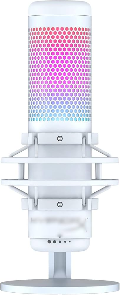 Amazon.co.jp: Cast S RGBライティング USBマイク, ホワイト, PC/PS4