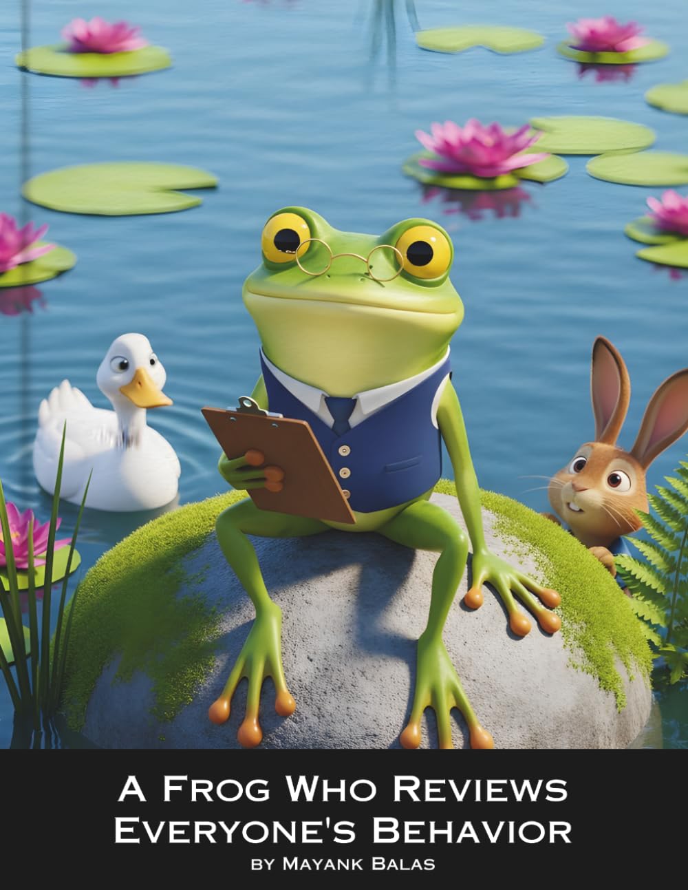 A Frog Who Reviews Everyone’s Behavior: A Funny and Thoughtful Children’s Story About Kindness, Acceptance, and Learning When to Stop Judging Others For Kids Ages 4-10