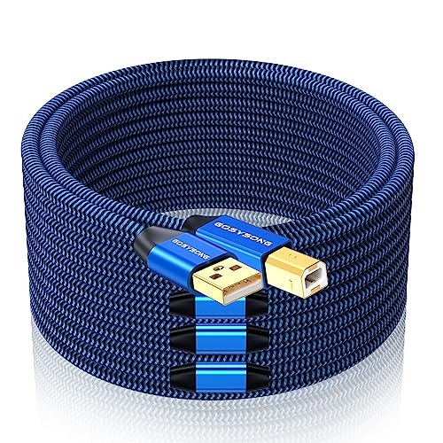 GOSYSONG 100ft Active USB 2.0 Printer Cable