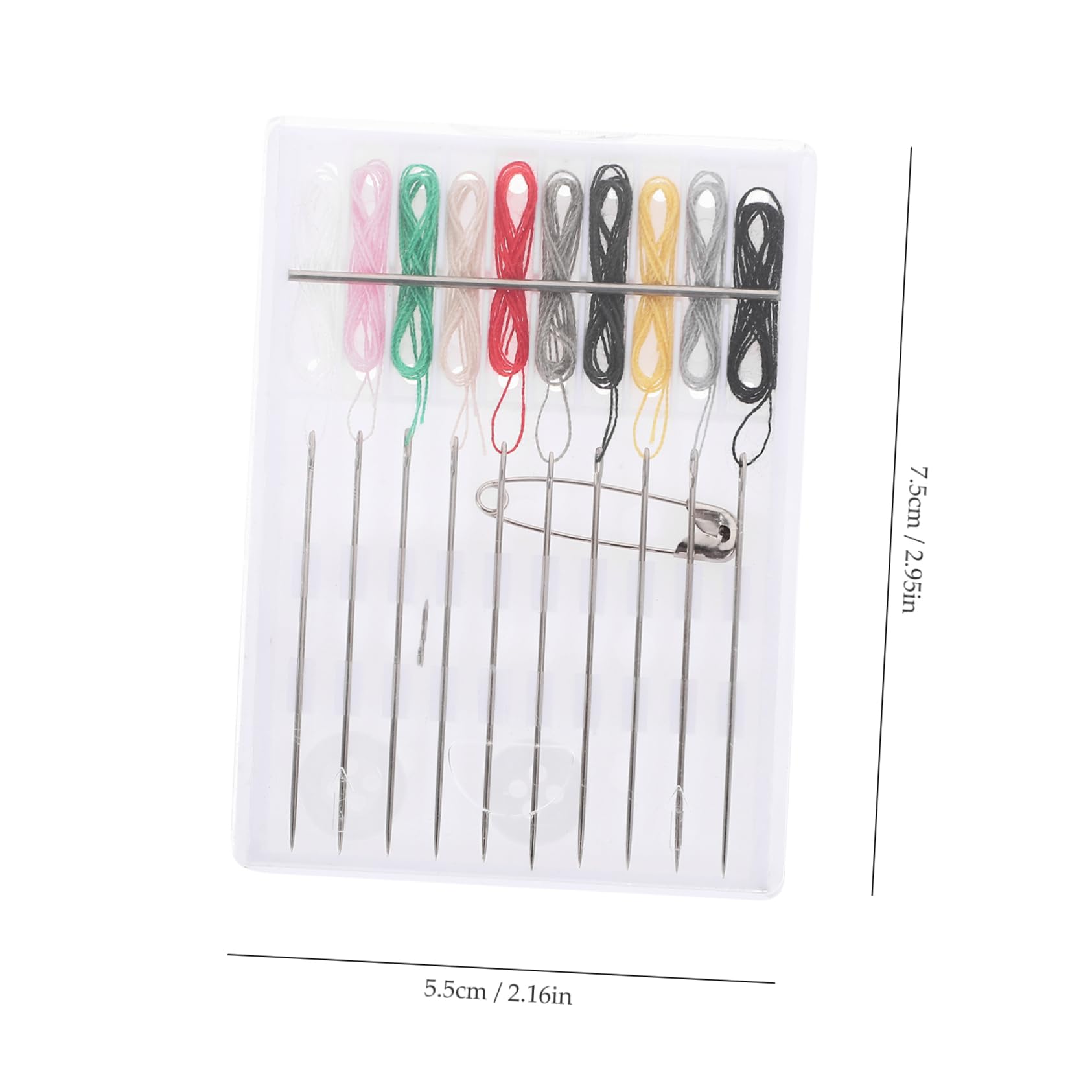 Beatifufu 5Packs Portable Sewing Kit with Thread and Needles Travel Sewing Tools for Hotels and Emergencies Multifunctional Storage Case for Home and Outdoor Use