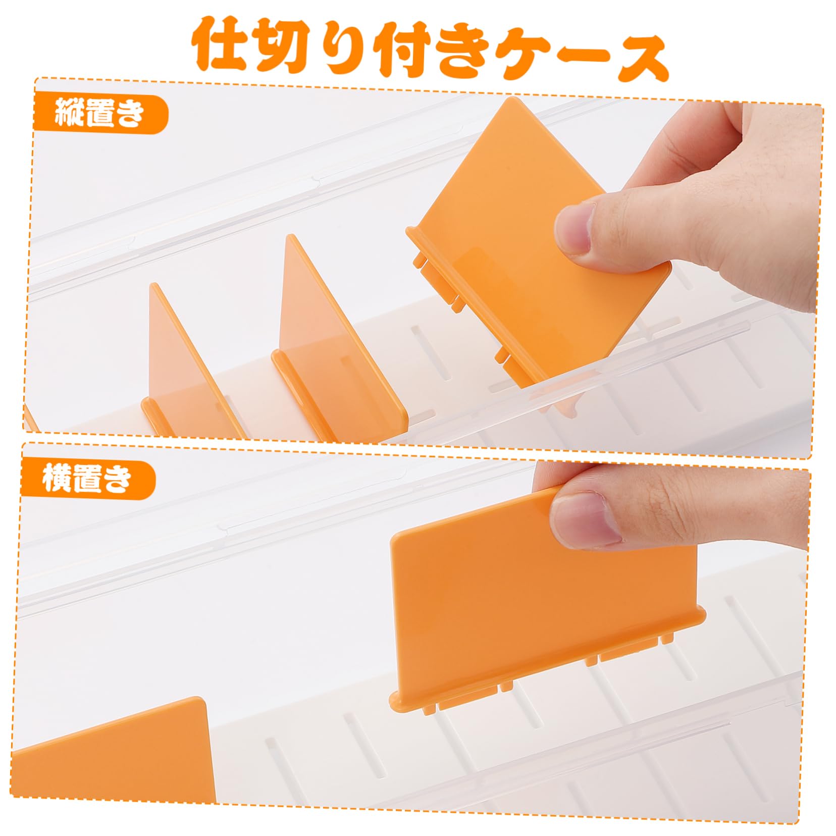 Scatola Organizer Carte Collezionabili per Plastica