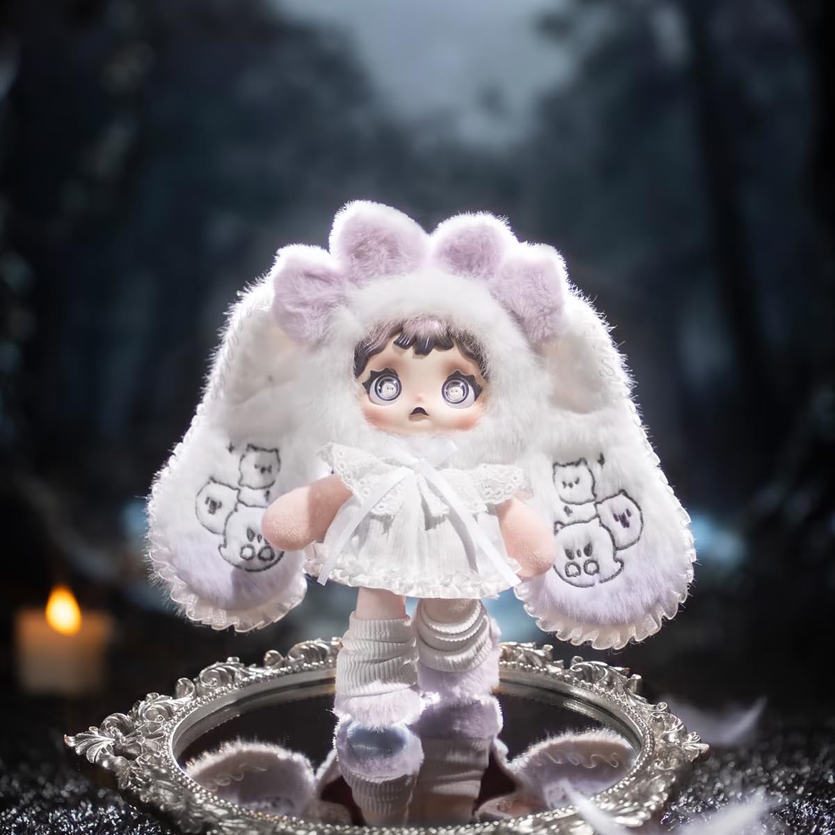 Heymi-Witch's Game Serie Plush Doll Blind Box Figuras de Acción Caja Misteriosa Caja de Juguete Lindo Aleatorio Regalo de Cumpleaños Navidad Juguete Coleccionable para Adornos de Escritorio, 1 unidad
