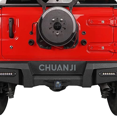 Miniatura 7 de CHUANJI Cubierta de enganche de remolque de 2 pulgadas, cubierta de enganche de remolque de cráneo, hueso de la muerte, enchufe de enganche de tubo