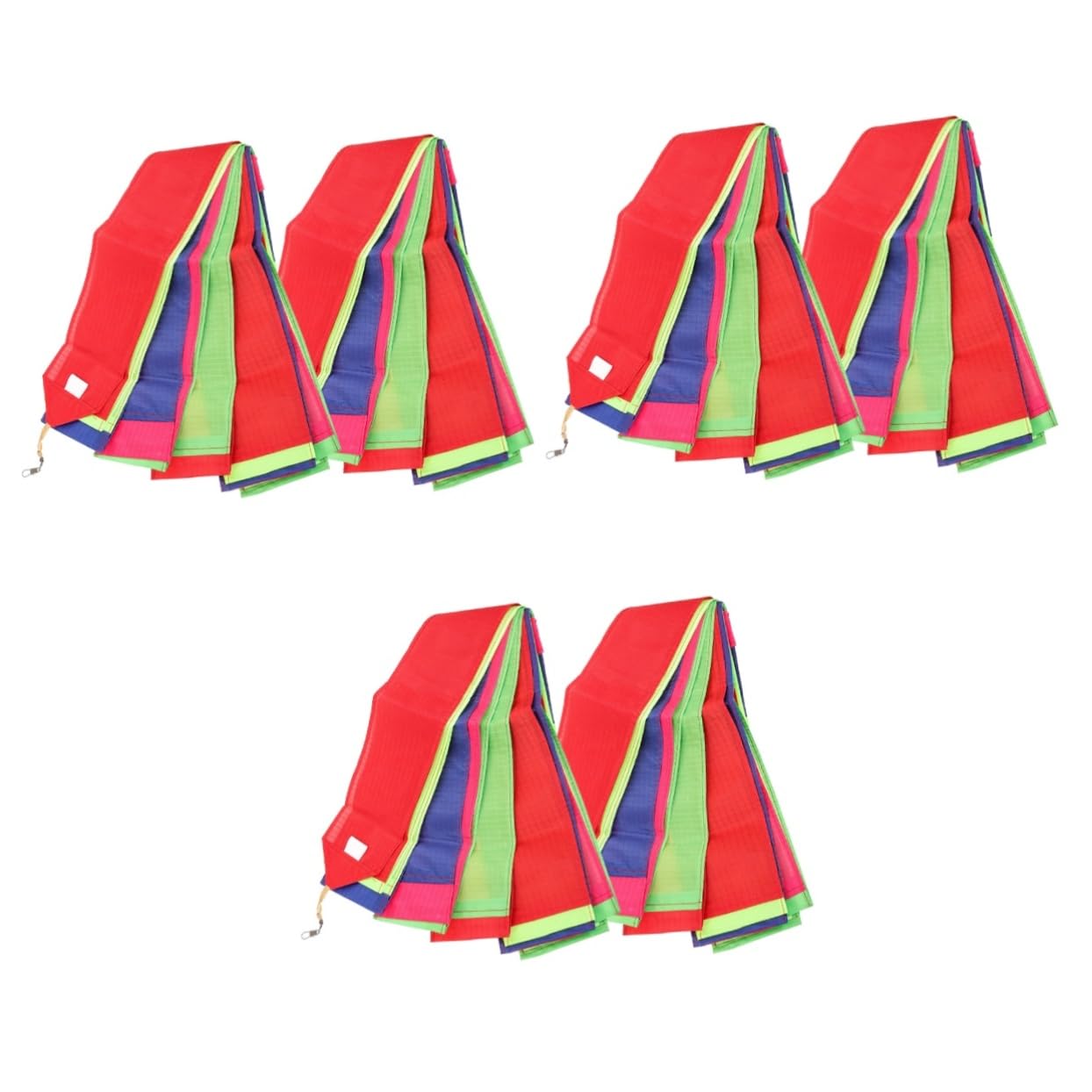 KESYOO 3sets Colorful Long Tail Kite Tails for Outdoor Decoration Eye Catching Streamers to Enhance Kite Flying Experience Reusable and Lightweight 2pcs*3