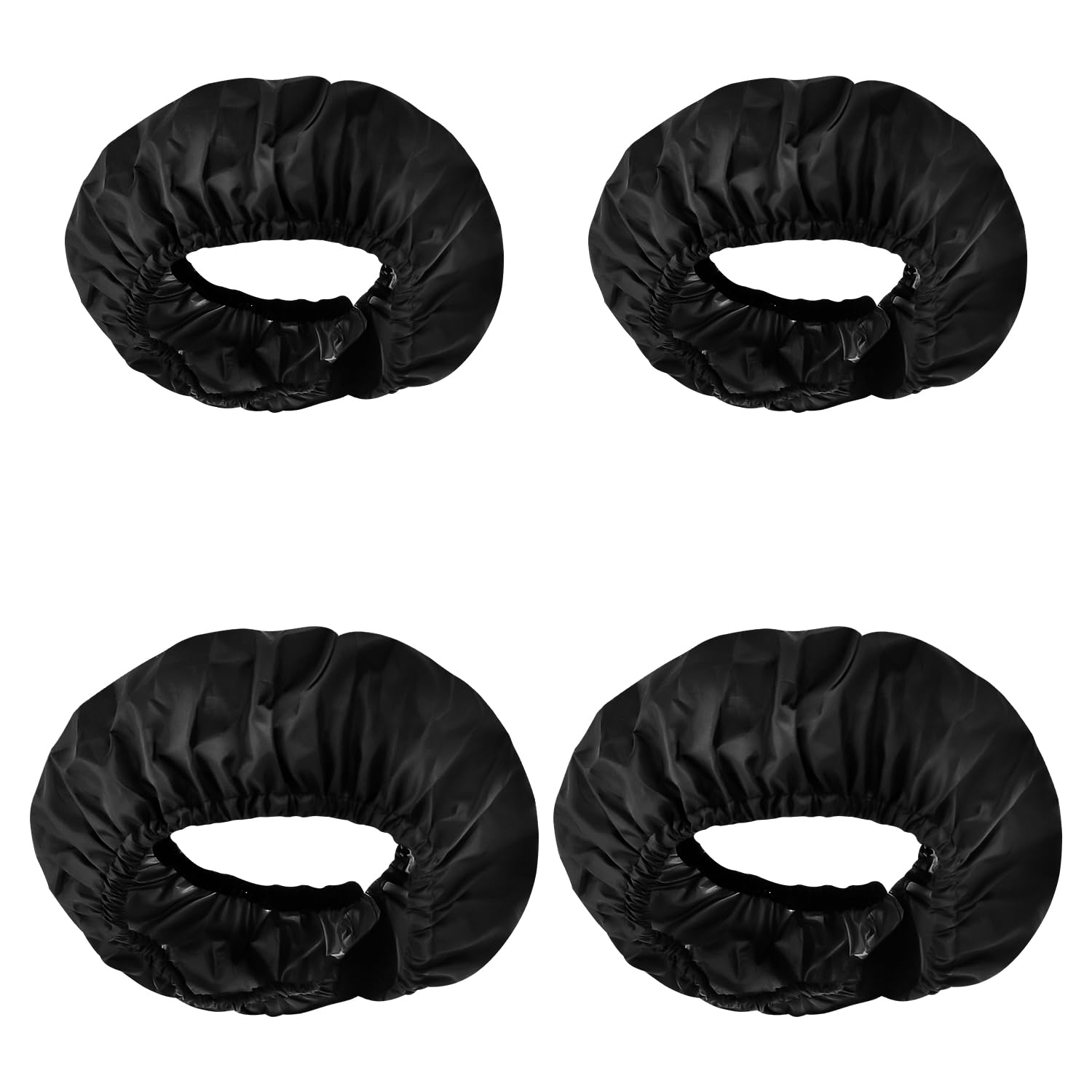Bojueshaw 4pcs Wheel Covers,Stroller Wheel Dustproof Cover,Baby Stroller Wheel Cover,Oxford Fabric Kid's Stroller Accessories for Keep The Wheels Clean