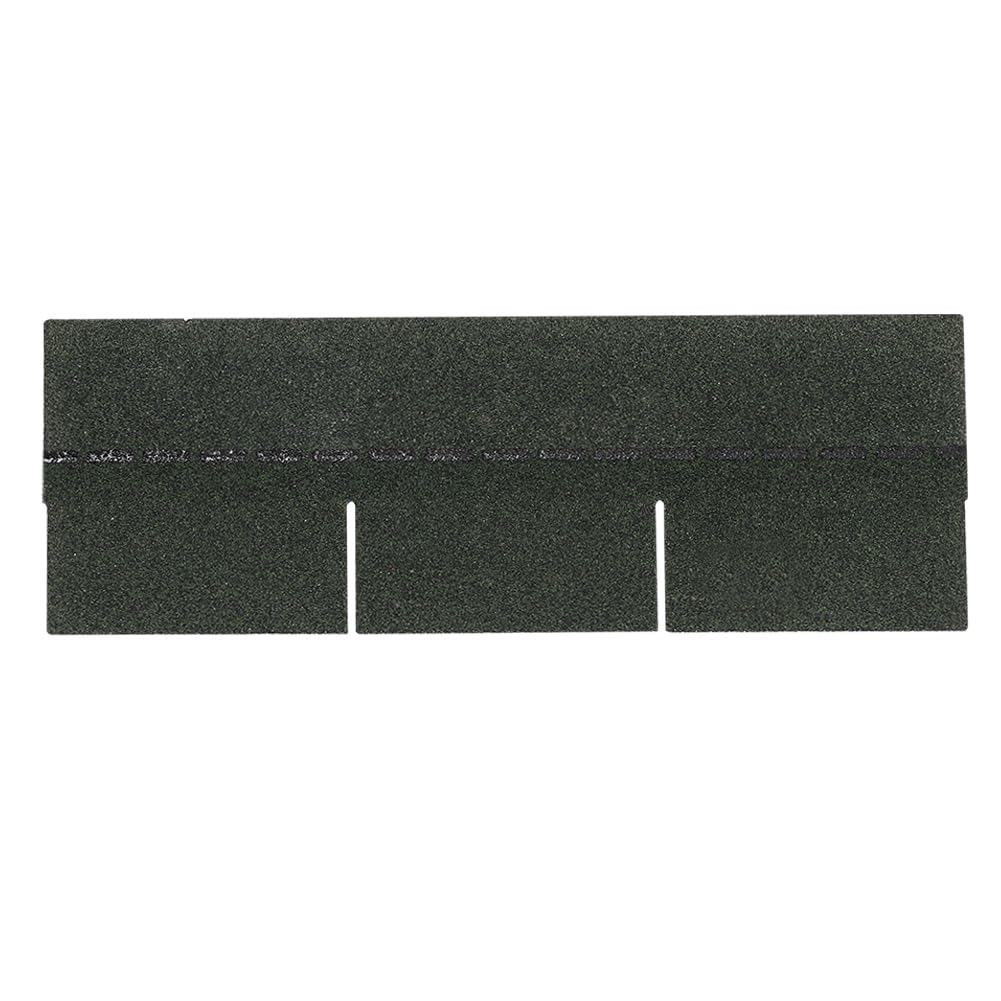 INMOZATA 18pcs/2.61sqm Asphalt Roofing Tiles, Thickness 2.7mm Self-Adhesive Roofing Felt Tiles for Roof Sheds, Weather Resistant Waterproof Roof Shingles(Black, Fish Scale) โ image 1