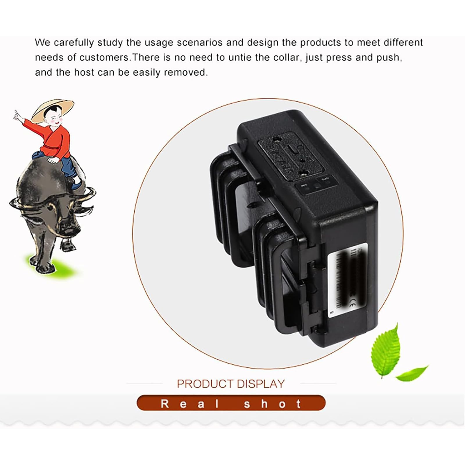 Localizzatore Animali Solare, Mini Localizzatore Animali Luce LED, Riproduzione Traccia/precisione Posizionamento GPS: 5-15 M/precisione Posizionamento WIFI: 15-100 M, Utilizzato Nella Zootecnia