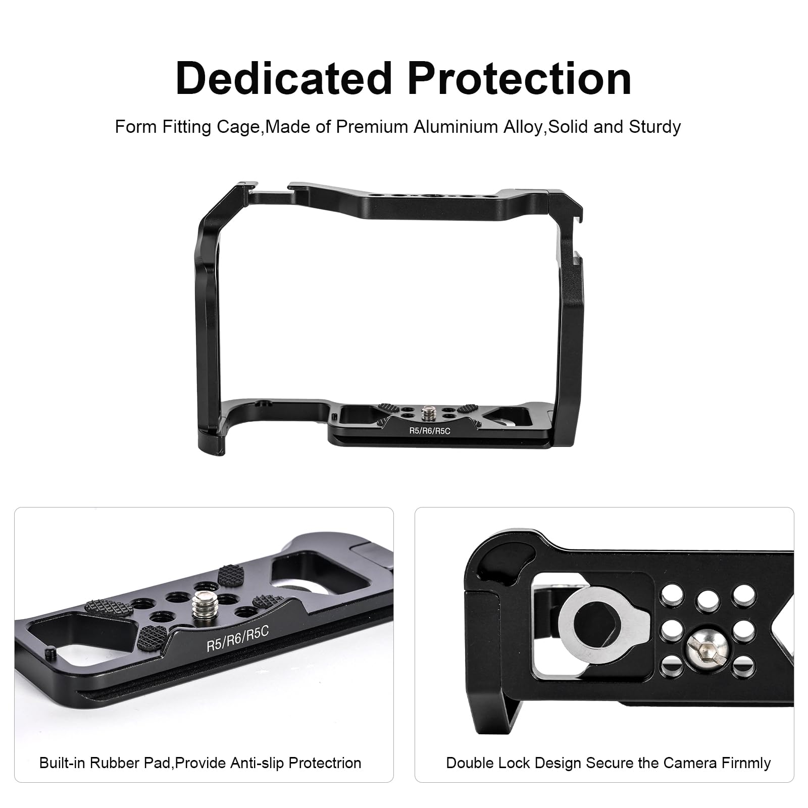 R5 ii/R5/R6/R5C/R6 ii klatka na aparat, R5 Mark ii/R6 Mark ii klatka z zimną stopką i interfejsem ARRI do EOS R5 ii/R6 Mark II/R5 Mark II/R5/R6/R5C