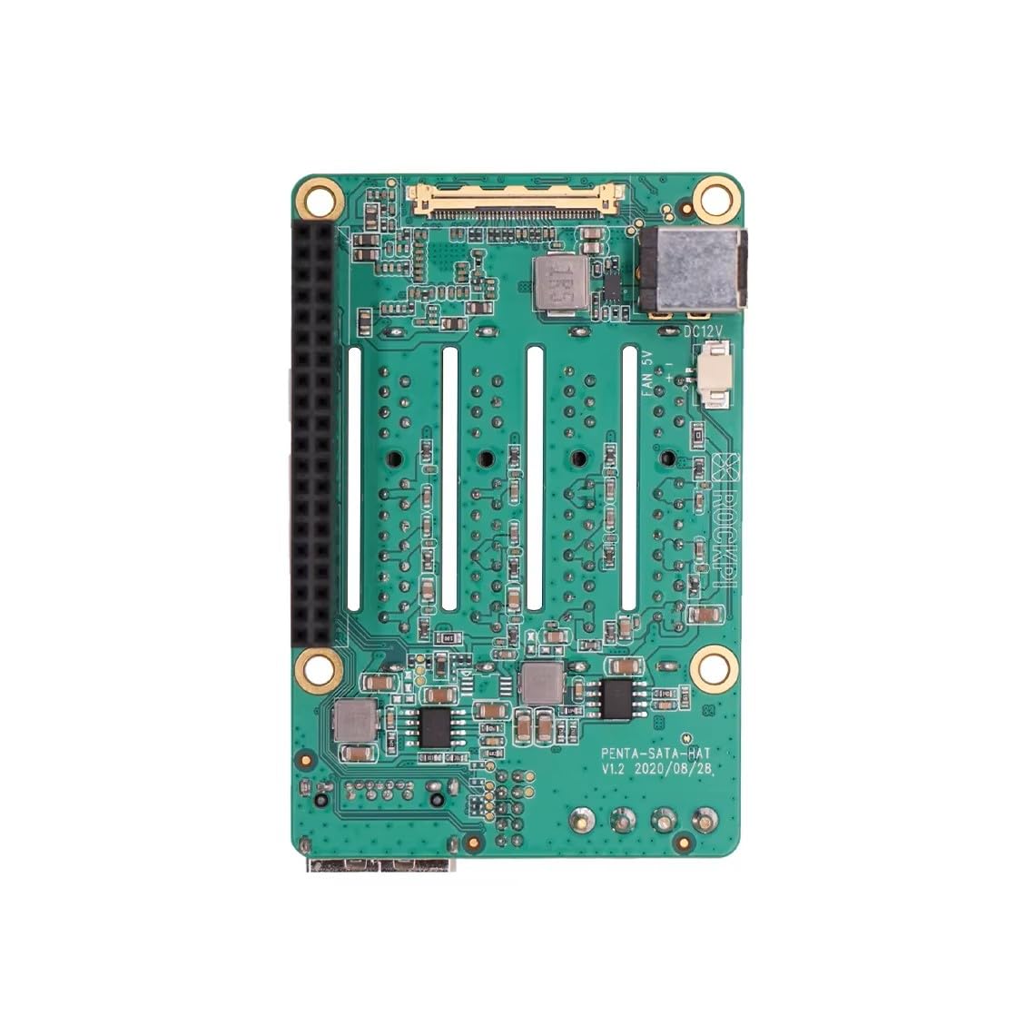 Raspberry Pi 5 Penta SATA HAT – Jusqu'à 5 disques SATA