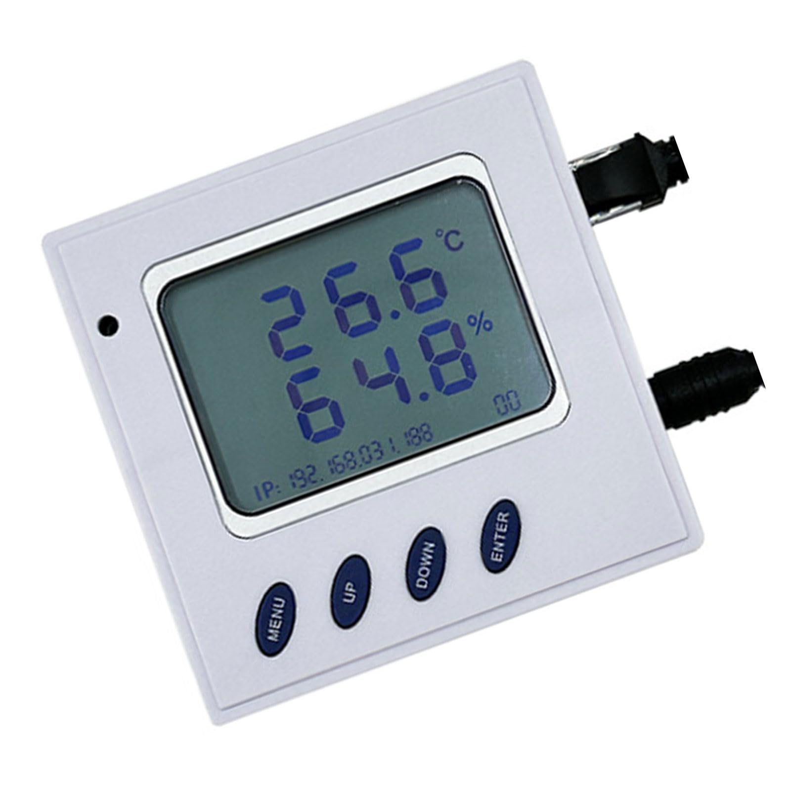 Controlador de temperatura y humedad con visualización, A