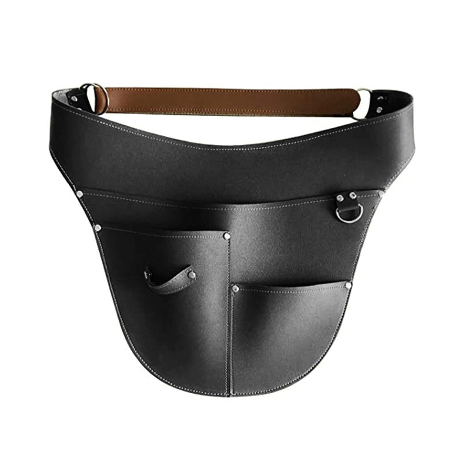 Cinturon Herramientas Delantal for herramientas ajustable con múltiples bolsillos de PU