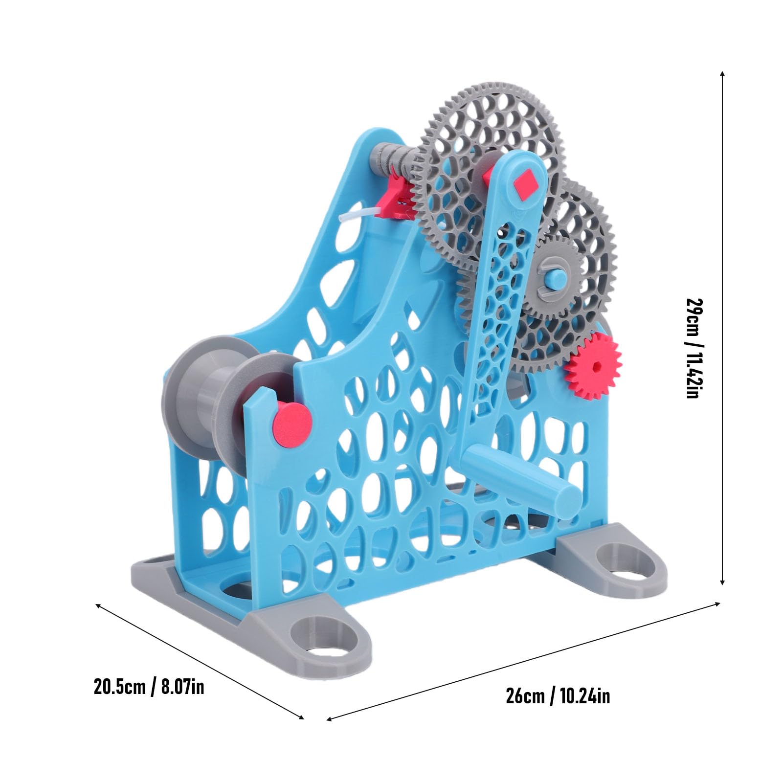 Fabater Zwijacz Włókien do Drukarek 3D, Ręczna Nawijarka Materiałów Eksploatacyjnych, Przemysłowa Nawijarka Włókien 3D do Szpul 1 Kg, Nici Spawalniczych Równomiernego Prowadzenia