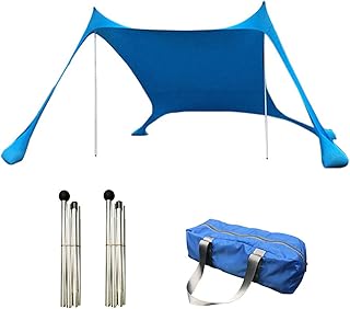 barraca para praia, tenda praia, praia com sacos areia, abrigo praia portátil guarda-sol portátil para família, para viagens acampamento, pesca, diversão no quintal ou piqueniques