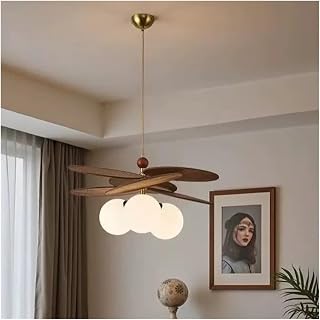 Retro Fabric Leaves Led Pendant Light Restaurant Bedroom Living Room Indoor Home Decor Chandelier,Beautiful