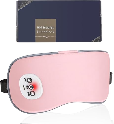 Miniatura 9 de SandKing Masajeador de ojos térmico inalámbrico con almohadilla de enfriamiento para ojos máscara de dormir con calefacción vibratoria para hombres