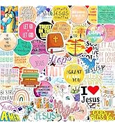 120 Pcs Inspirational Christian Stickers - Bible Verse Faith, Religious Jesus Motivational Sticke...