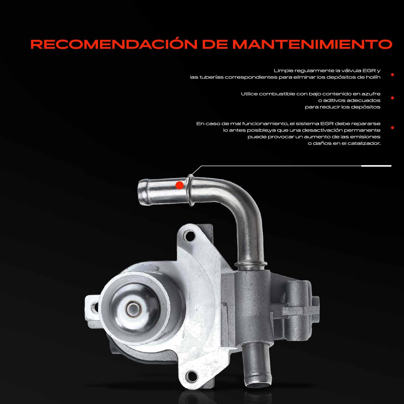 Frankberg Válvula EGR Diesel Compatible con Dokker MPV KE 1.5L Clio IV BH 1.5L M.e.g.a.n.e III Grandtour KZ0/1 1.5L Duster HS 1.5L Juke F15 1.5L Replace# 1471000Q0K