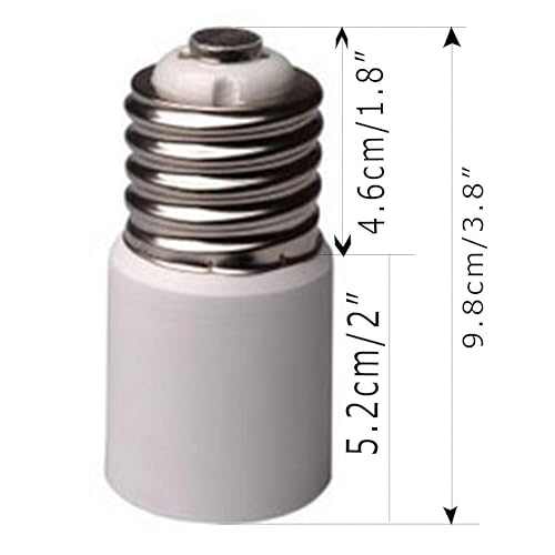 Miniatura 3 de Paquete de 3 adaptadores MogulGoliath (E39E40) a MogulGoliath (E39E40), extensiones de enchufe, utiliza este adaptador para conectar una bombilla
