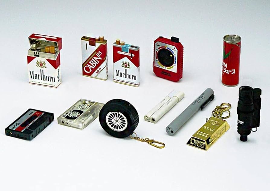 80年代　当時モノTEMMYE デザインライター 商品番号014 Amazon.co.jp: 80~90年代の面白ライター／パロディライター12点