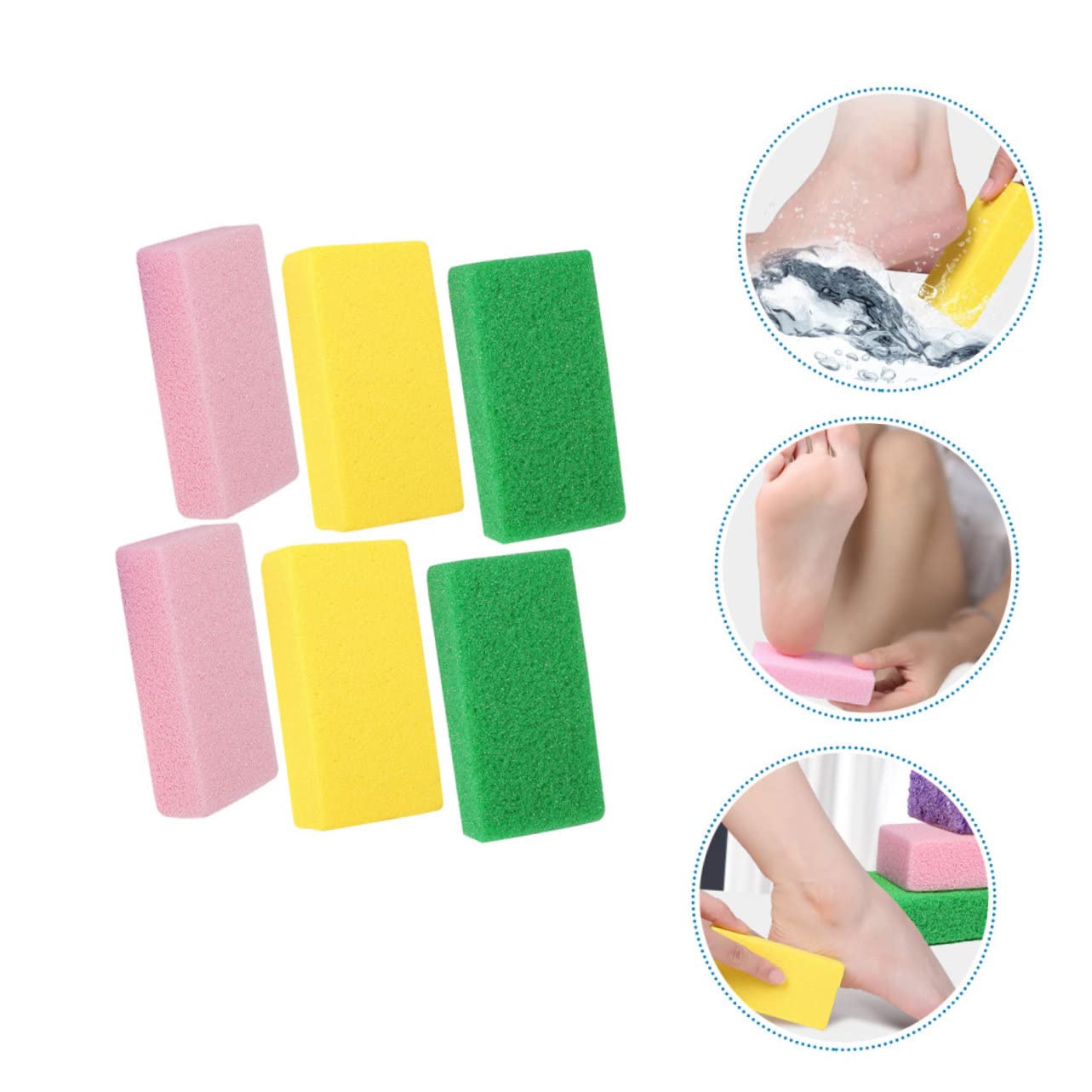 Healeved 24pezzi Pietre Pomice Per Piedi Rimozione Della Morta Esfoliante Per Pedicure Strumenti Per La Dei Piedi