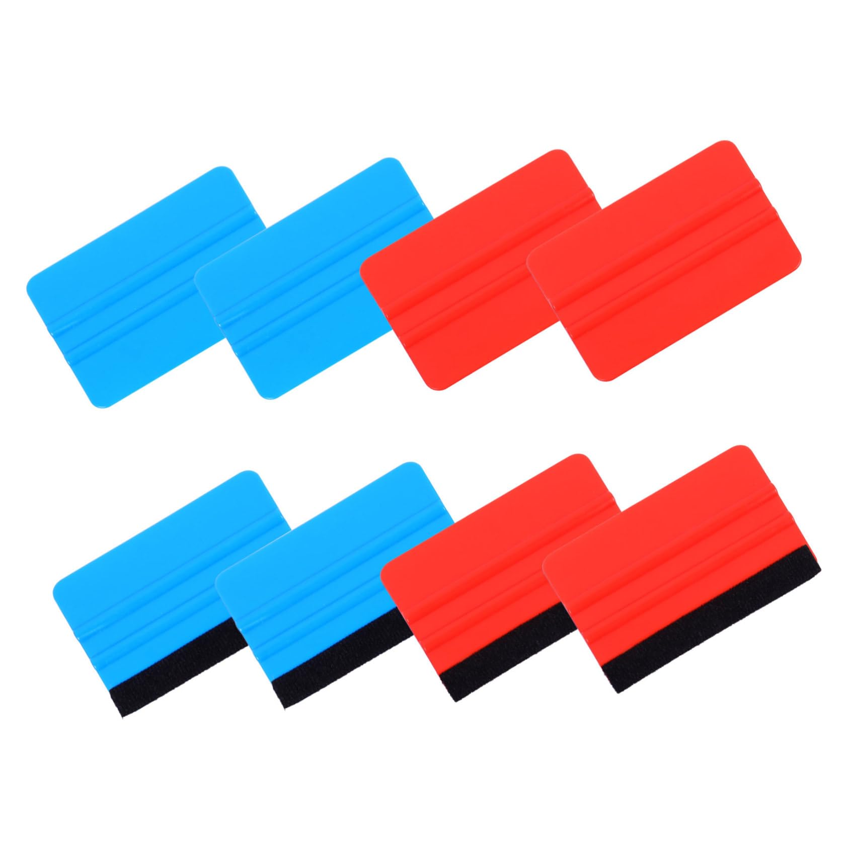 Happyyami Material Non-Harmful to Hands 10cm x 7cm Double-Sided Squeegee Tool Craft Applicator Decal Applicator