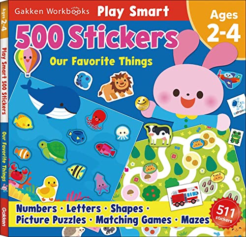  Play Smart 500 Stickers Our Favorite Things: For Ages 2-4: Volume 2