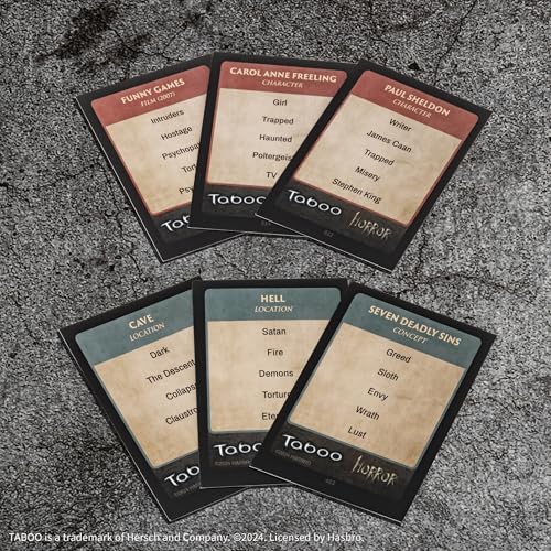 Taboo: Horror Edition Juego de Mesa de Trivia de Terror miniatura 4