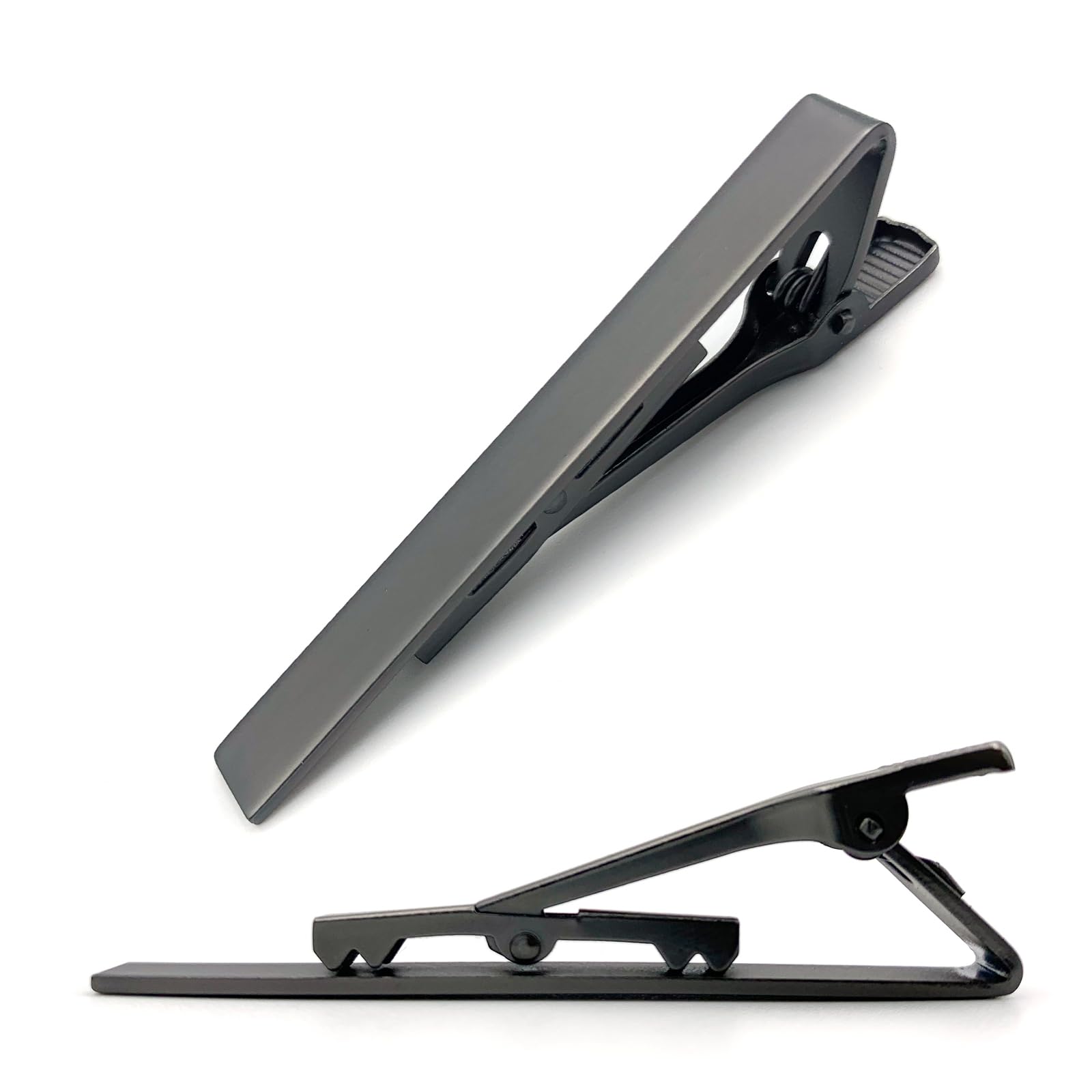 EYBDYB Elegant Tie Clips for Men – Classic Tie Bar Clip Set for Regular & Skinny Neckties – Secure Hold for Business, Weddings & Special Occasions – Stylish Gift for Him (2.28