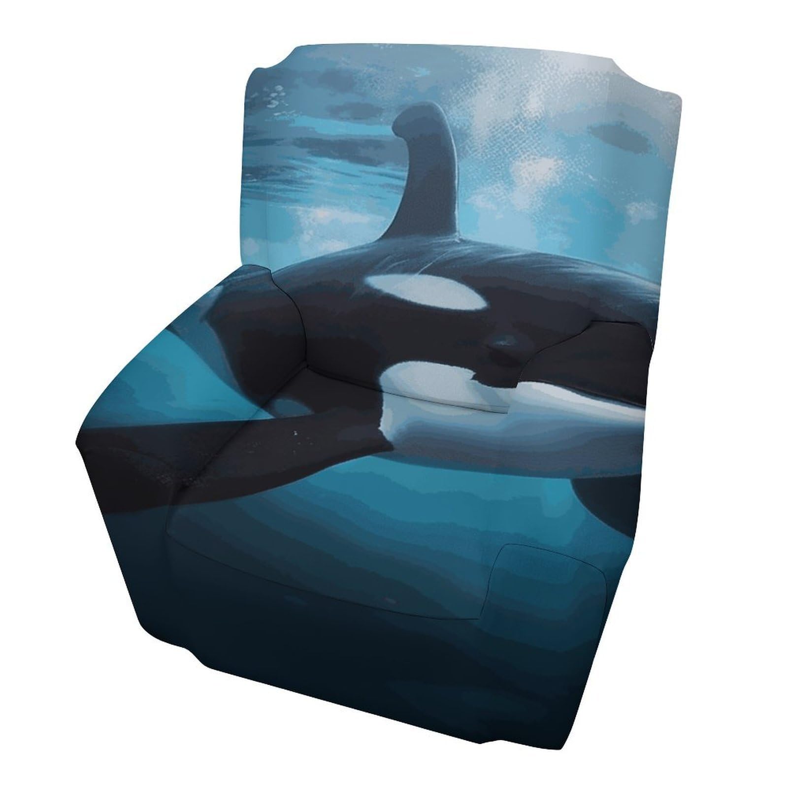 Fekiloot Style Killer Whale Couch Cover Sofa Cover Sofa Slipcover