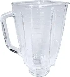 Jarra de Vidro Compatível com Liquidificador Oster Clássico Quadrado (Apenas o Copo)