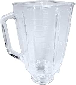 Jarra de Vidro Compatível com Liquidificador Oster Clássico Quadrado (Apenas o Copo)